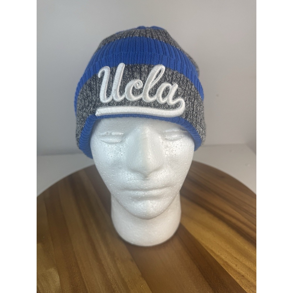 UCLA Bruins adidas Unisex Beanie- Blue & Gray - Official Merch
